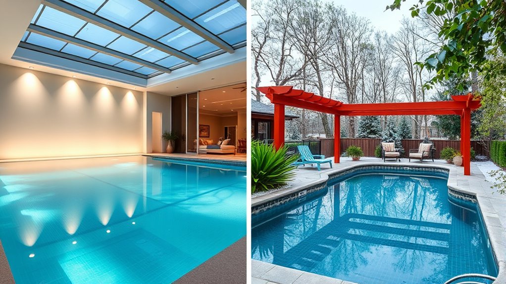 year round swimming convenience