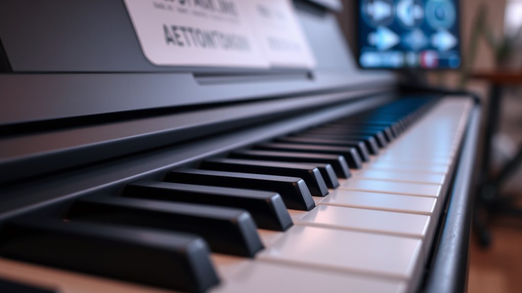 key action sound features