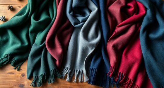 luxurious cashmere winter scarves