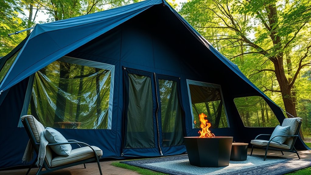 luxury durable camping tents