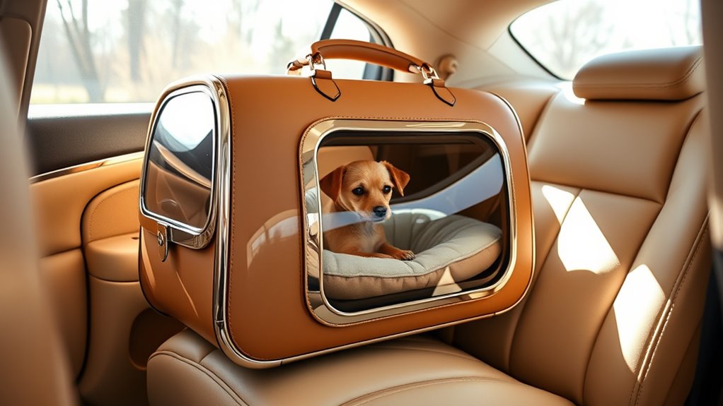 luxury pet travel carriers