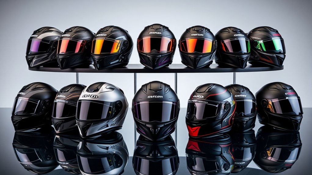 luxury protective motorcycle helmets