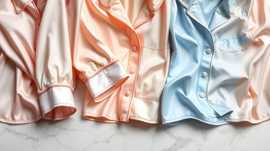 luxury silk pajama sets