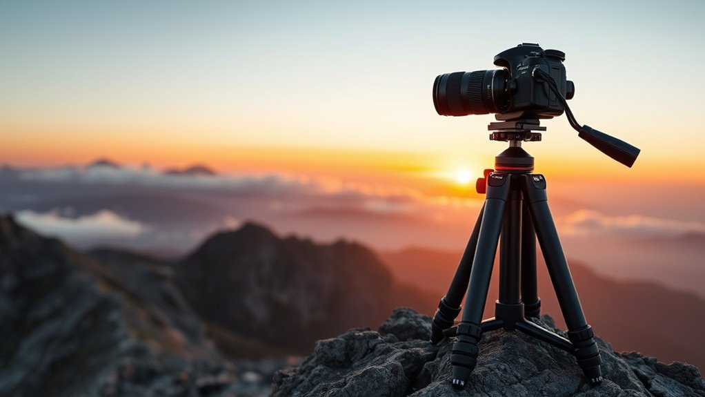 portable stable adjustable tripod