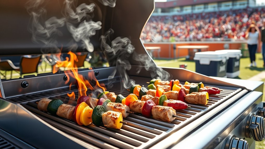 premium tailgate grills selection