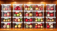 secure holiday ornament containers