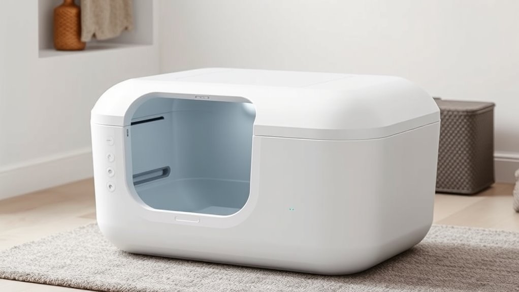 smart litter box features