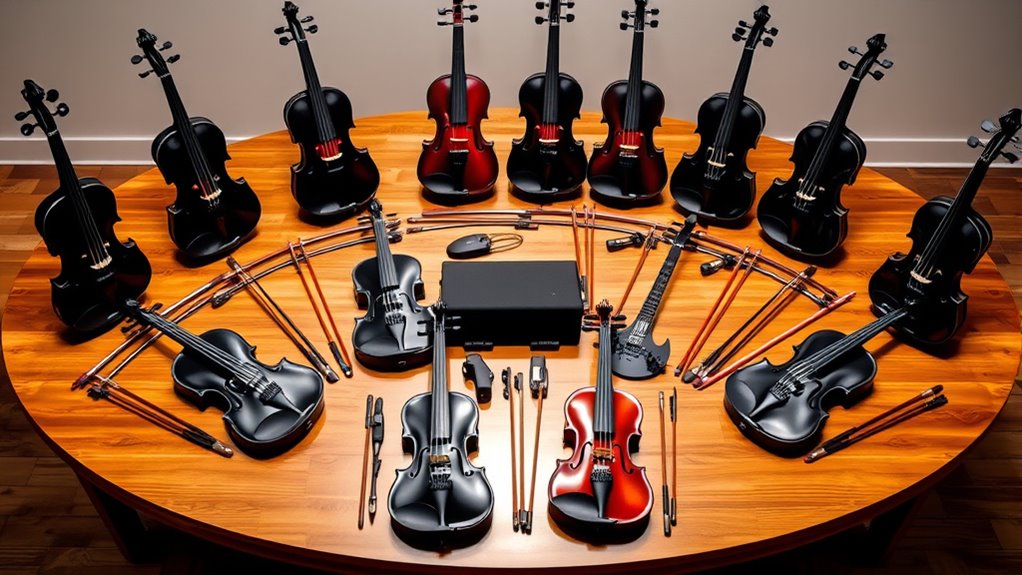 top electric violin starter kits