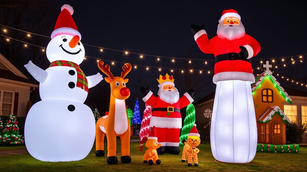 top inflatable holiday decorations