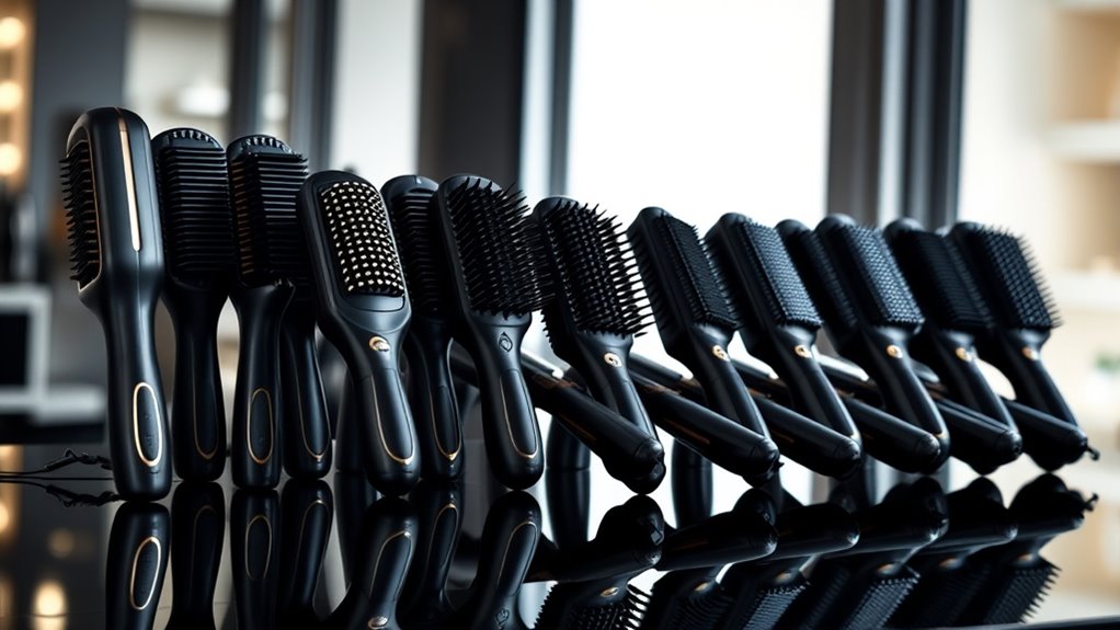 top luxury hair straightening brushes