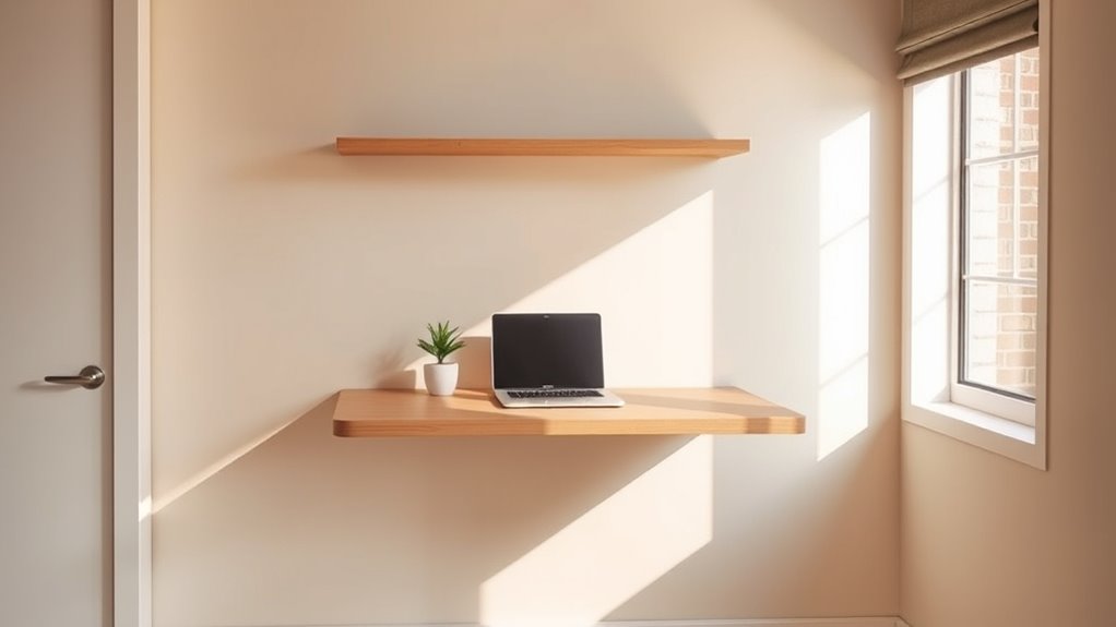 adjustable wall mounted desks