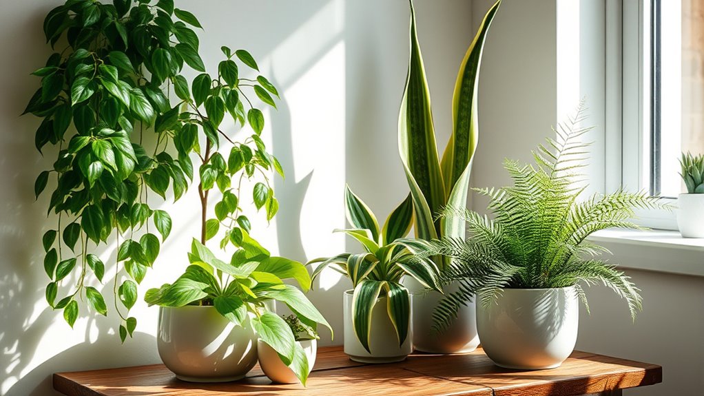 air purifying indoor plants