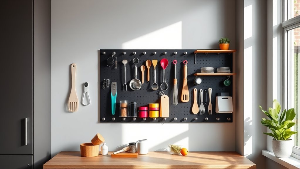 apartment wall pegboards