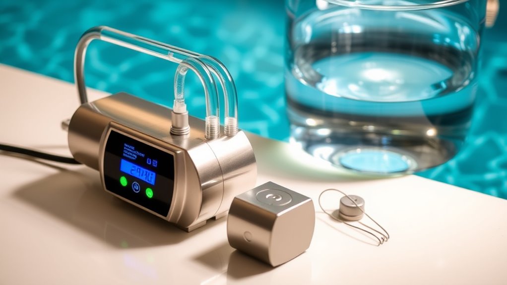 automated saltwater pool chlorination