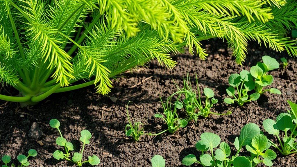 avoid planting fennel nearby