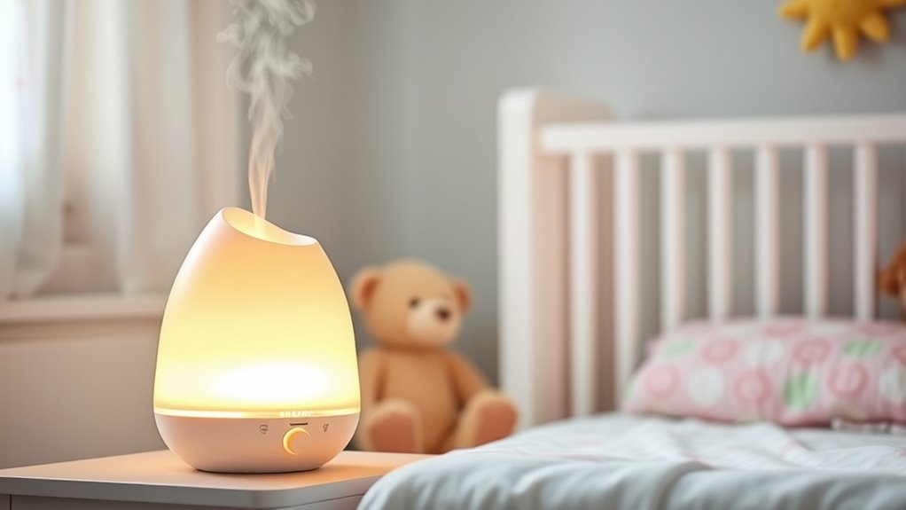 baby room humidifiers with lights