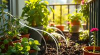 balcony micro drip watering