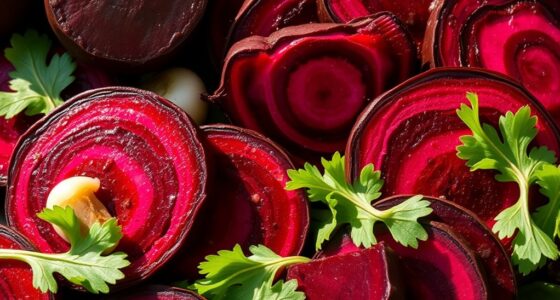 beets garlic greens cooked