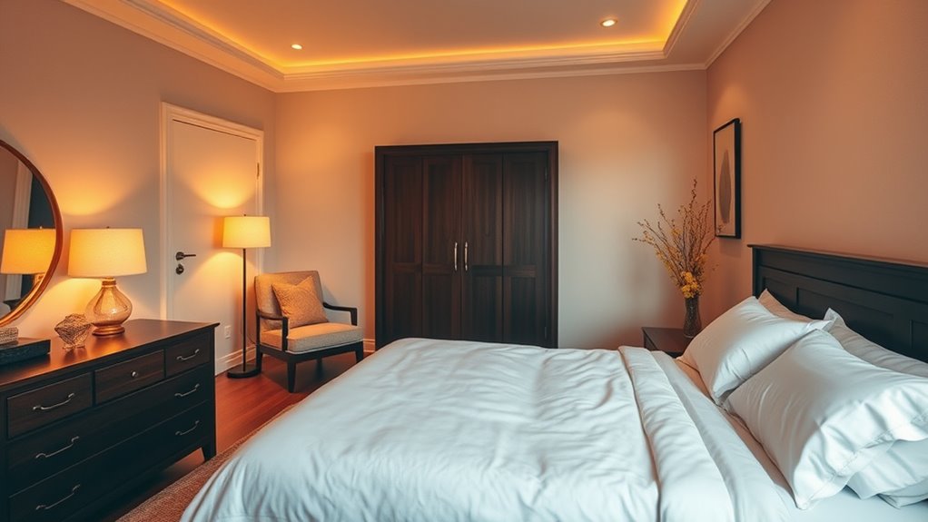 blue light free bedroom lighting