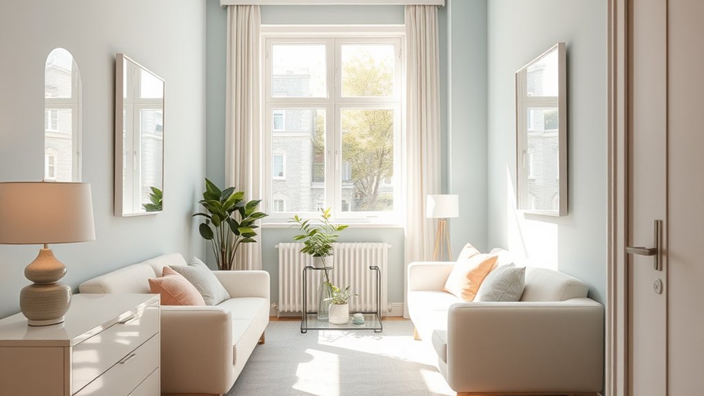 bright light space enhancing colors