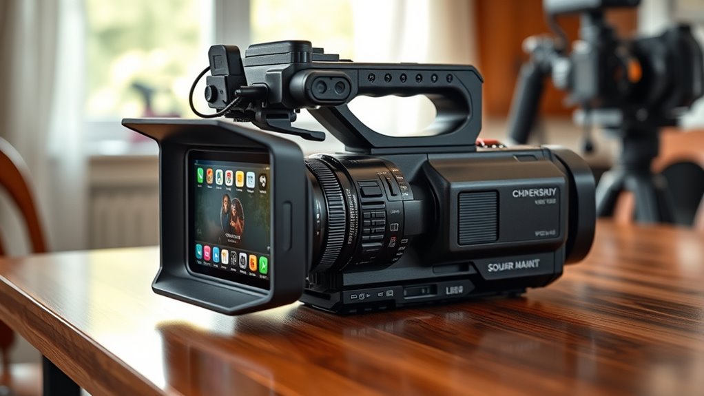 camcorder features for professionals