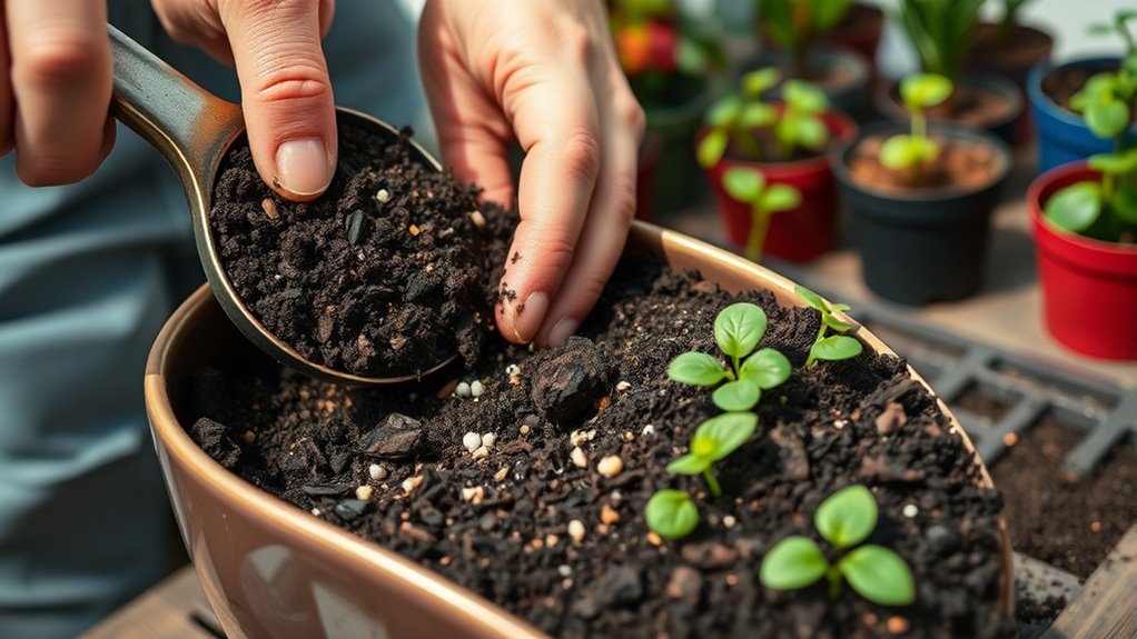 choosing optimal container soil