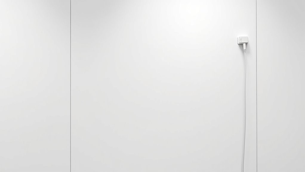 concealed organized clutter free walls