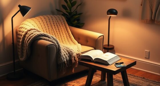 cozy smart lamp nook