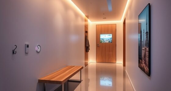 create automated entryway scene