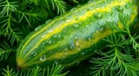 cucumber and dill attract predators