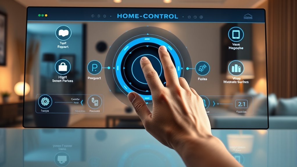 customizable voice controlled dashboard