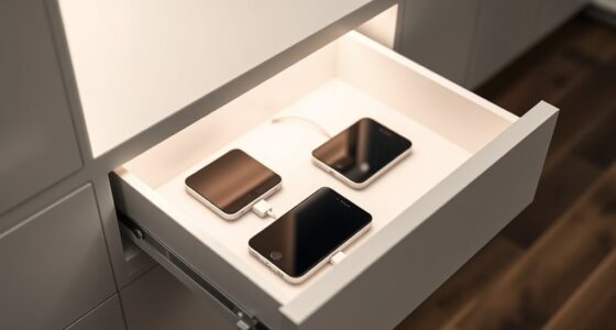 design a compact charging drawer