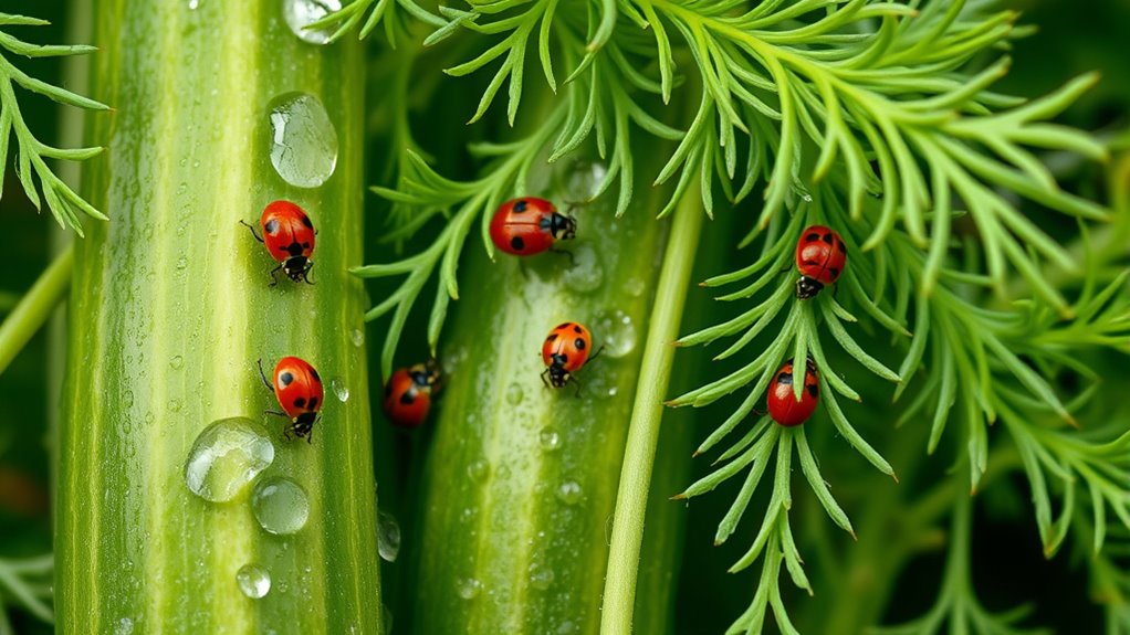 dill attracts beneficial predators