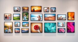 display photos on wall