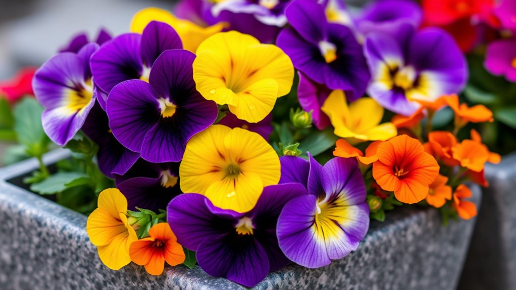 edible flowers for containers