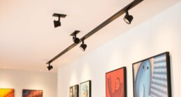 elegant home gallery lighting