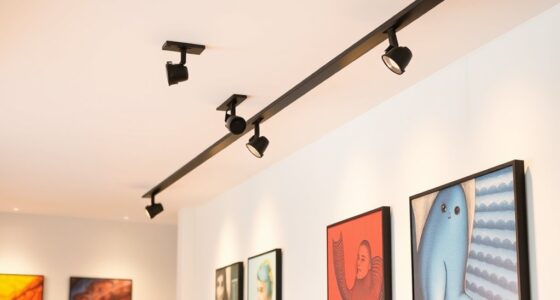 elegant home gallery lighting