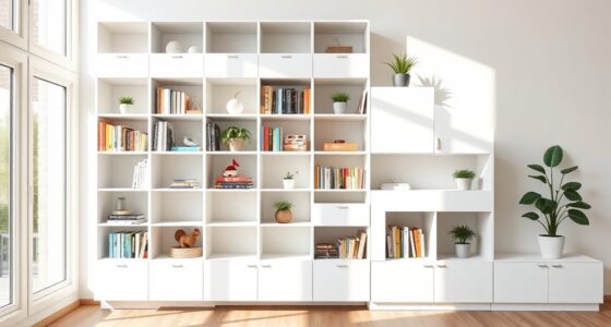 expandable modular shelving