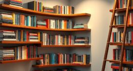 floating and ladder shelves