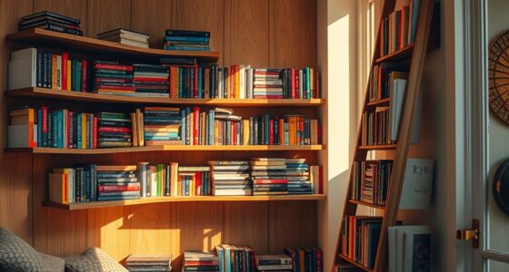 floating ladder shelves