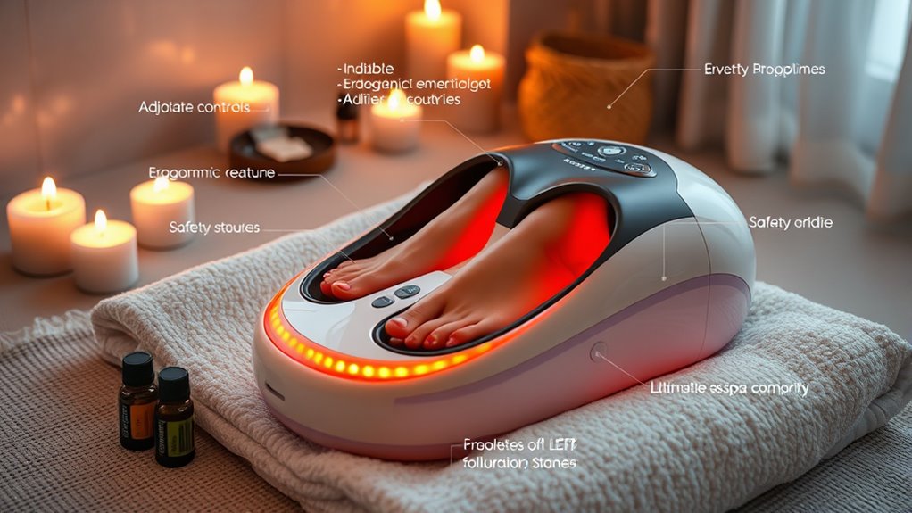 foot massager safety features