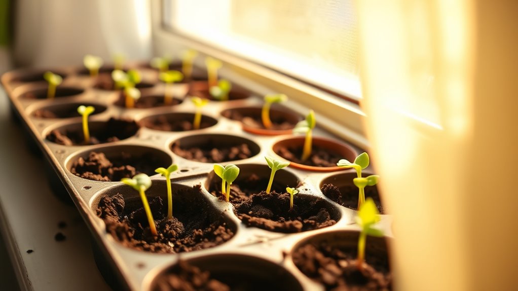 growing seedlings in limited space