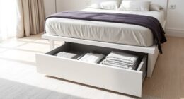 hidden under bed organization