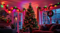holiday lighting and music automation