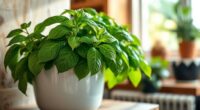 indoor basil care