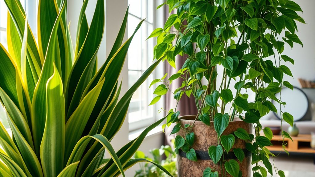 indoor plants improve air quality