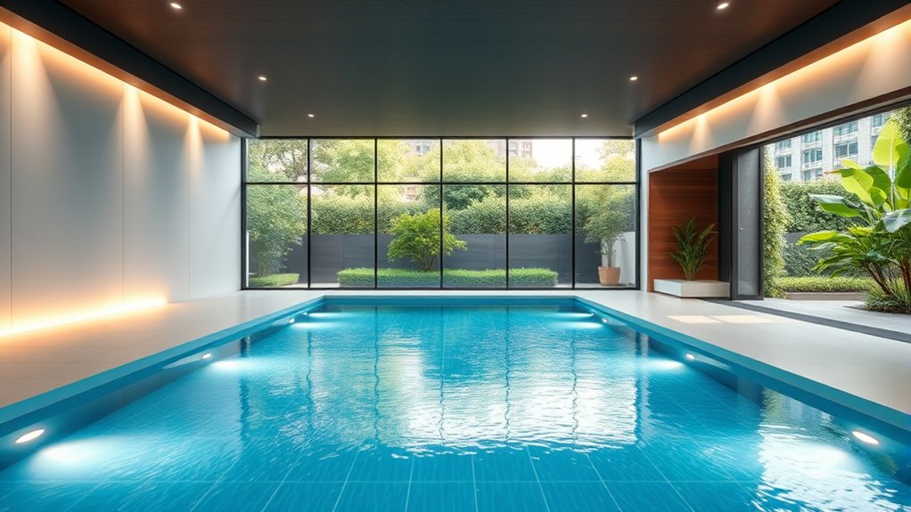 indoor pool site design
