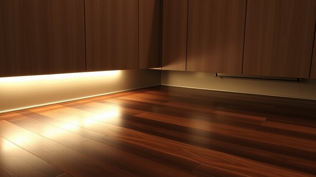 install motion activated toe kick light