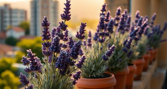 lavender balcony container fragrance
