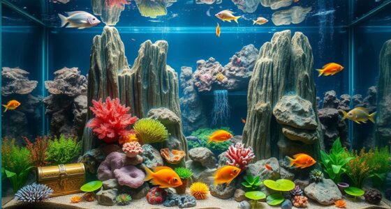 luxurious aquarium decor ideas